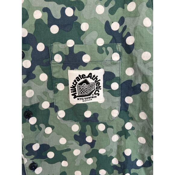Milk Crate MilkCrate Athletics size large men’s button down shirt camouflage - Picture 3 of 4